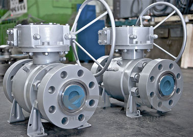 API 6D 3-PC Trunnion Mounted Ball Valve Ανθεκτική WCB A105 CF8 F304