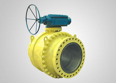 API 6D 3-PC Trunnion Mounted Ball Valve Ανθεκτική WCB A105 CF8 F304