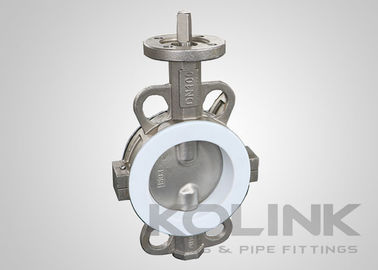 Βαλβίδα πεταλούδας με έδρα PTFE ομόκεντρη 2-48 ίντσες Class150
