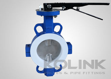 Βαλβίδα πεταλούδας με έδρα PTFE ομόκεντρη 2-48 ίντσες Class150