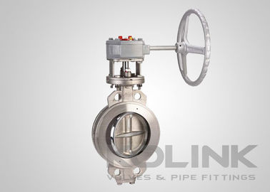 Διάταξη U-Flanged συγκεντρωτική βαλβίδα πεταλούδας DN50-DN1200